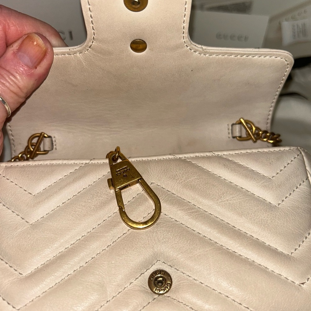 Gucci Marmont leather bag, box 2 dust bags - Picture 14 of 16
